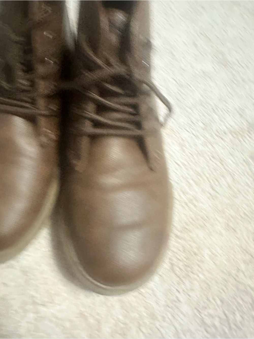 Big kids  Brown Lace-Up Casual Boots